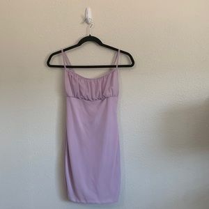 Purple mini dress